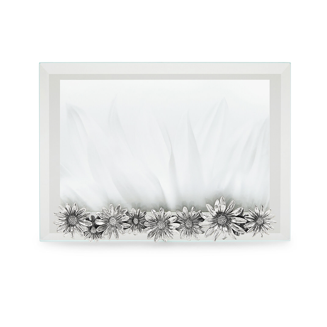 Cornice in Argento e vetro molato